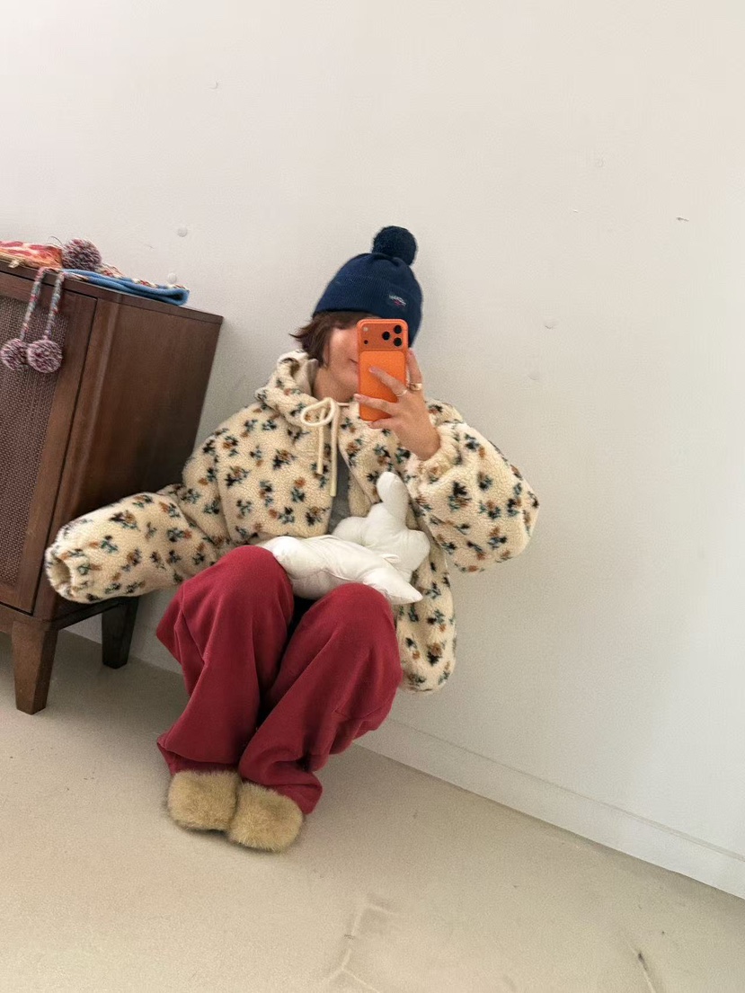 OLI SEOUL東大門㊣實拍女裝新款職業時尚推薦休閑夾克花朵OLI SEOUL夾克