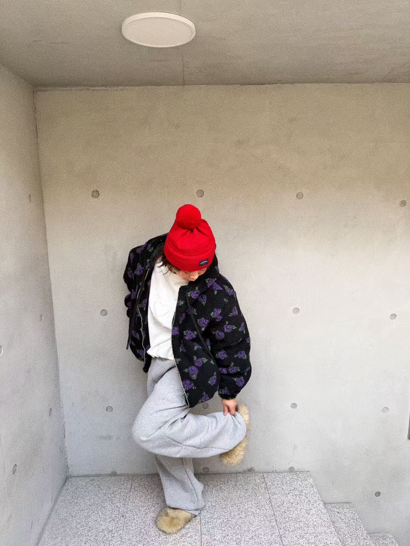 OLI SEOUL東大門㊣實拍女裝新款職業時尚推薦休閑夾克花朵OLI SEOUL夾克