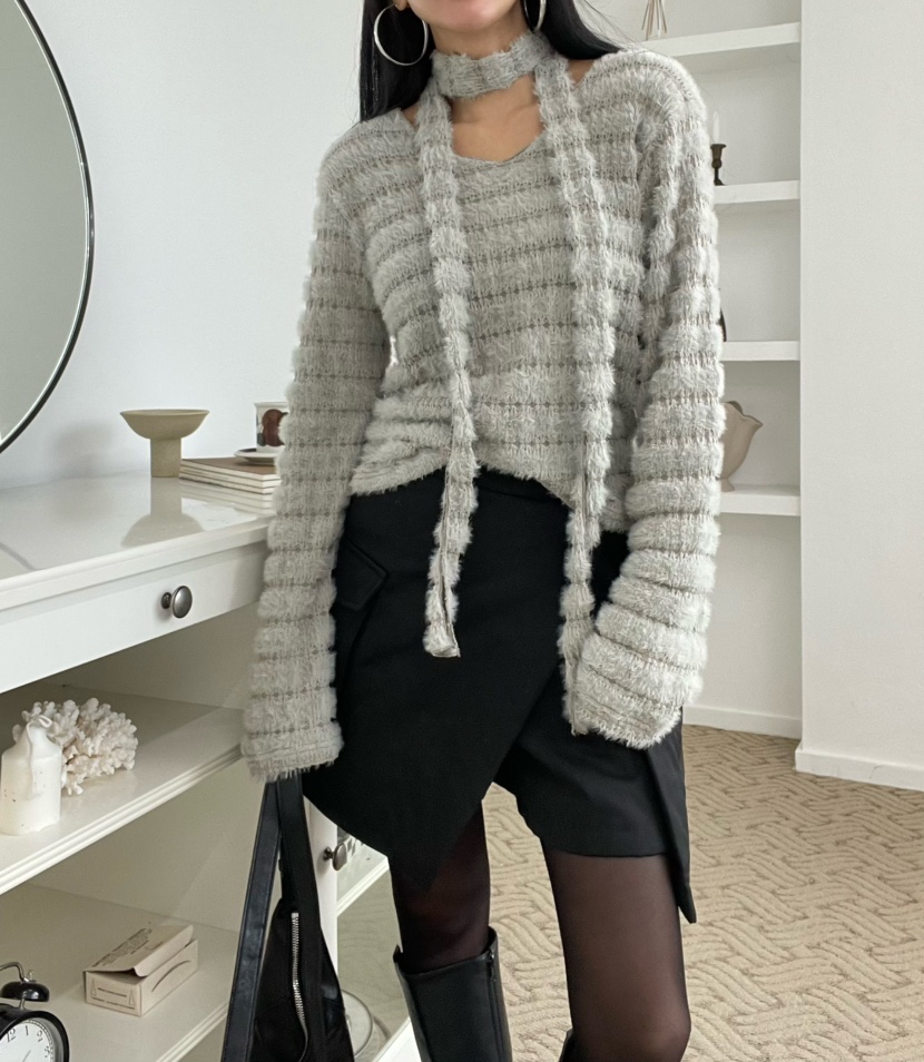 REIZ韓國直郵㊣女裝新款真品熱賣休閑時尚職業人氣推薦針織衫REIZ針織衫