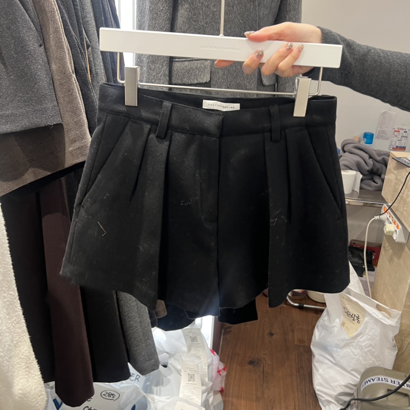 UNDERSTANDING東大門㊣代購女裝新款人氣真品25秋冬推薦短褲UNDERSTANDING短褲圖色2