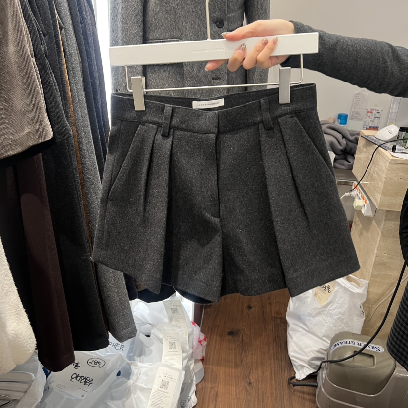 UNDERSTANDING東大門㊣代購女裝新款人氣真品25秋冬推薦短褲UNDERSTANDING短褲圖色3