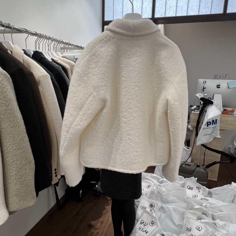 UNDERSTANDING東大門㊣直郵女裝新品25秋冬熱賣休閑夾克披肩UNDERSTANDING夾克