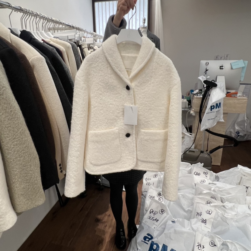 UNDERSTANDING東大門㊣直郵女裝新品25秋冬熱賣休閑夾克披肩UNDERSTANDING夾克圖色1