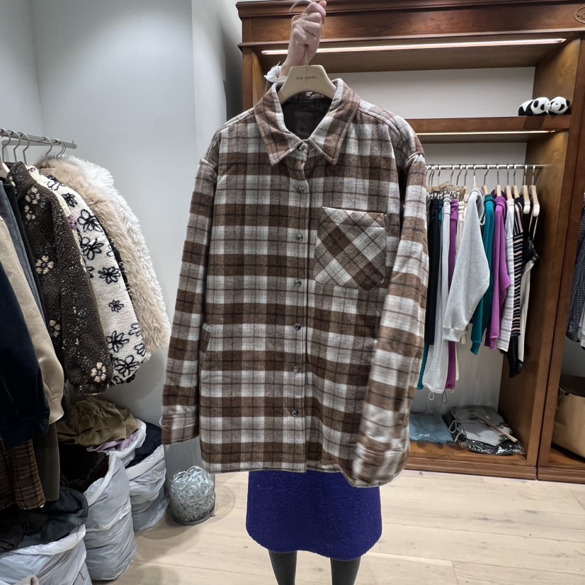 THE CAMEL韓國代購㊣女士新款時尚襯衫蕾絲衫填充the came_l 家襯衫/蕾絲衫圖色2