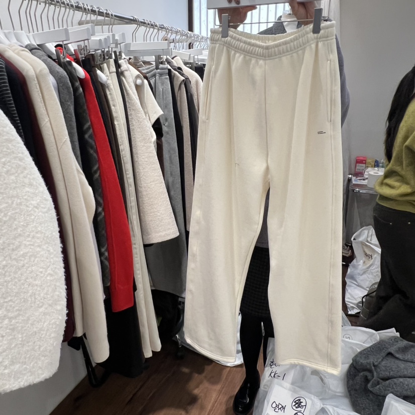 UNDERSTANDING東大門㊣直郵女裝新品25秋冬熱賣真品休閑褲加絨UNDERSTANDING休閑褲圖色2