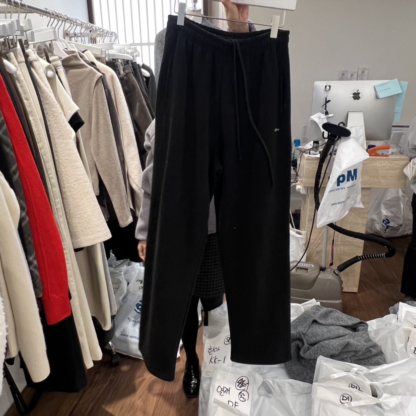 UNDERSTANDING東大門㊣直郵女裝新品25秋冬熱賣真品休閑褲加絨UNDERSTANDING休閑褲圖色3