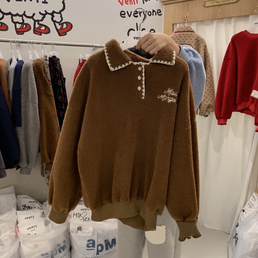 VENTI韓國直郵㊣女裝新款25秋冬職業人氣真品熱賣休閑推薦衛衣VENTI衛衣圖色1