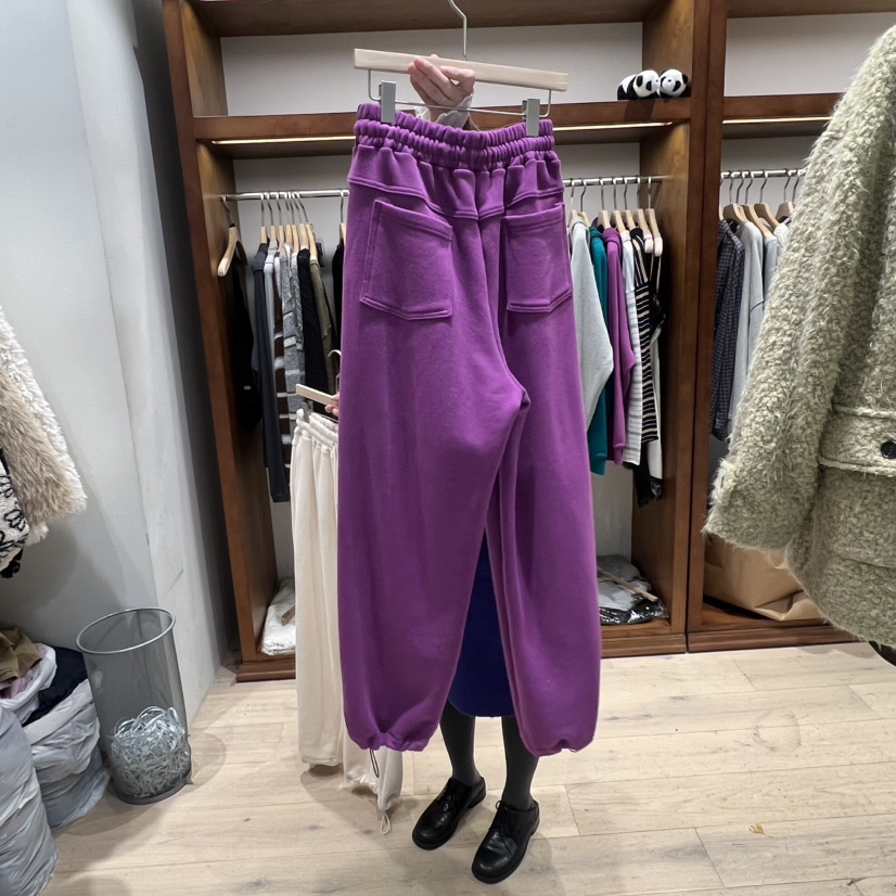 THE CAMEL東大門㊣實拍女士新款25秋冬休閑褲加絨the came_l 家休閑褲