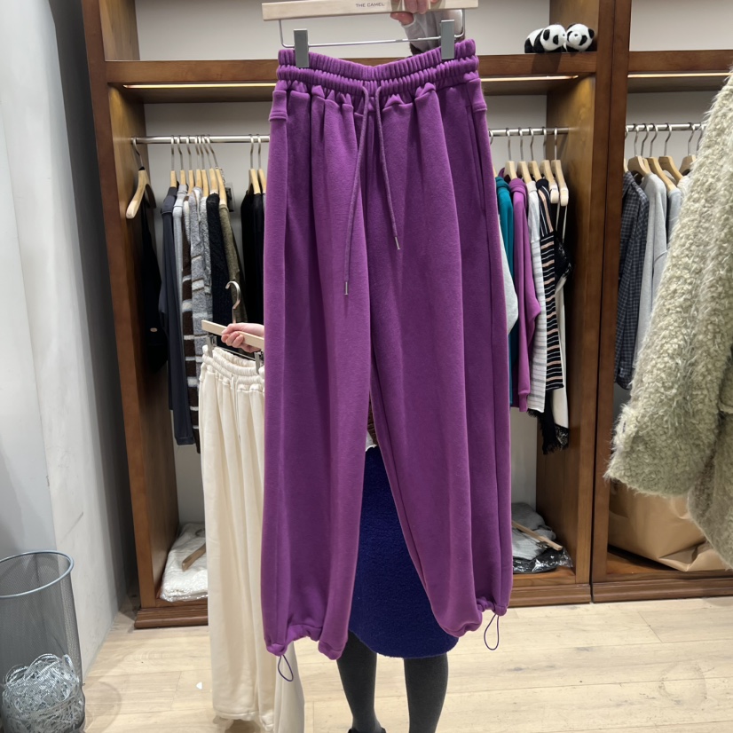 THE CAMEL東大門㊣實拍女士新款25秋冬休閑褲加絨the came_l 家休閑褲圖色2