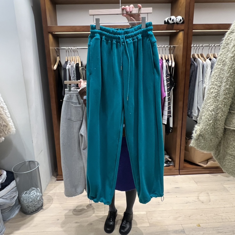 THE CAMEL東大門㊣實拍女士新款25秋冬休閑褲加絨the came_l 家休閑褲圖色3