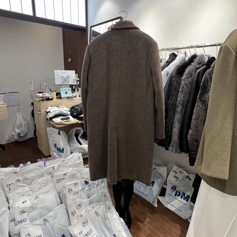 UNDERSTANDING韓國直郵㊣女裝新款人氣真品休閑職業中長款大衣UNDERSTANDING中長款大衣