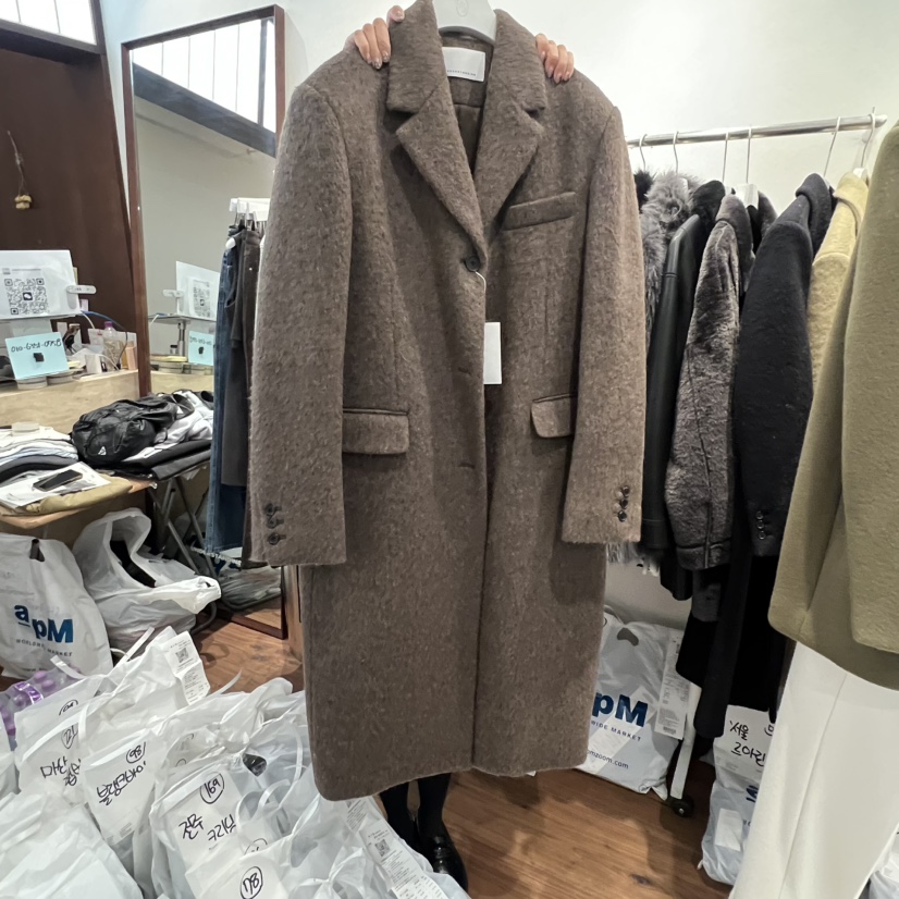 UNDERSTANDING韓國直郵㊣女裝新款人氣真品休閑職業中長款大衣UNDERSTANDING中長款大衣圖色2