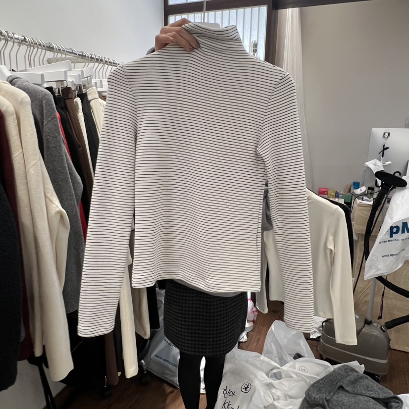 UNDERSTANDING東大門㊣直郵女士新款時尚職業25秋冬長袖T恤UNDERSTANDING長袖T恤圖色2