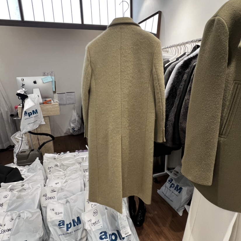 UNDERSTANDING東大門㊣代購女士新品職業時尚人氣中長款大衣UNDERSTANDING中長款大衣