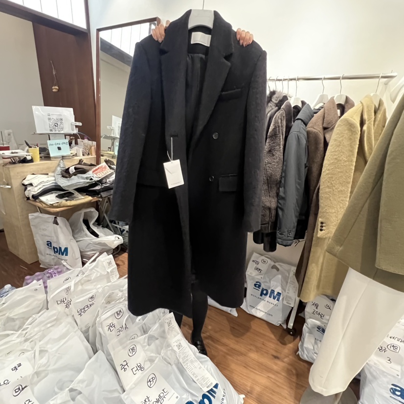 UNDERSTANDING東大門㊣代購女士新品職業時尚人氣中長款大衣UNDERSTANDING中長款大衣圖色2