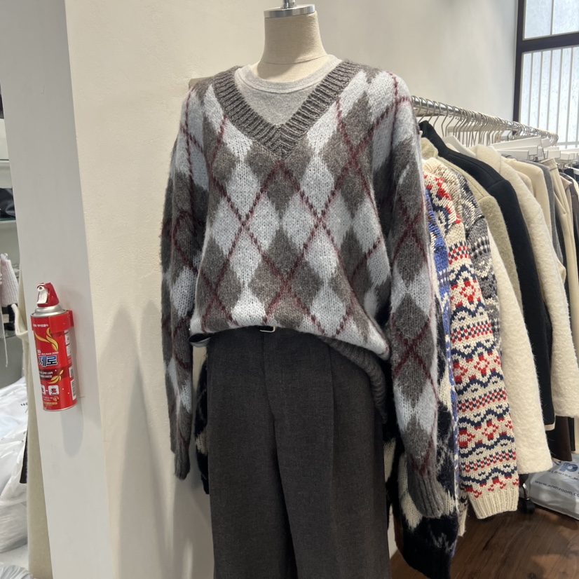 UNDERSTANDING東大門㊣實拍女士新品熱賣人氣真品25秋冬針織衫UNDERSTANDING針織衫圖色1