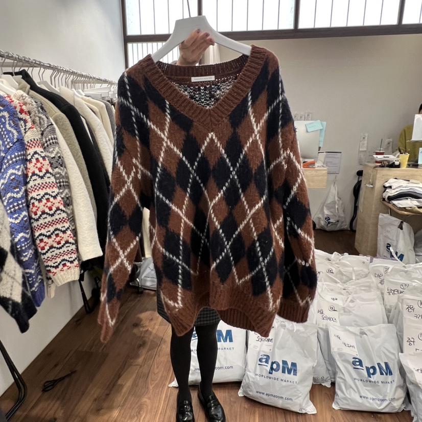 UNDERSTANDING東大門㊣實拍女士新品熱賣人氣真品25秋冬針織衫UNDERSTANDING針織衫圖色3