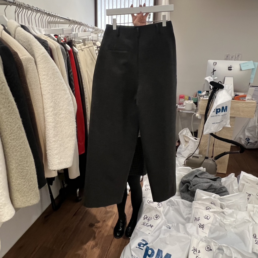 UNDERSTANDING東大門㊣直郵女裝新款熱賣推薦真品25秋冬休閑褲UNDERSTANDING休閑褲