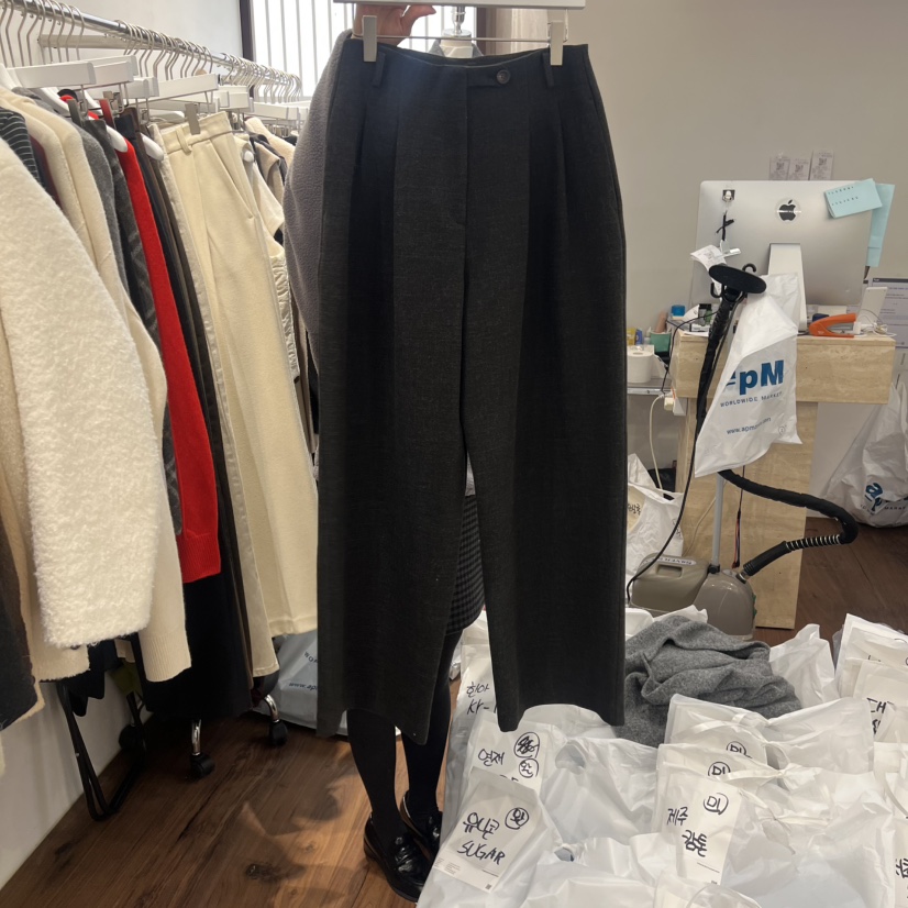 UNDERSTANDING東大門㊣直郵女裝新款熱賣推薦真品25秋冬休閑褲UNDERSTANDING休閑褲圖色1