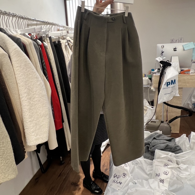 UNDERSTANDING東大門㊣直郵女裝新款熱賣推薦真品25秋冬休閑褲UNDERSTANDING休閑褲圖色2