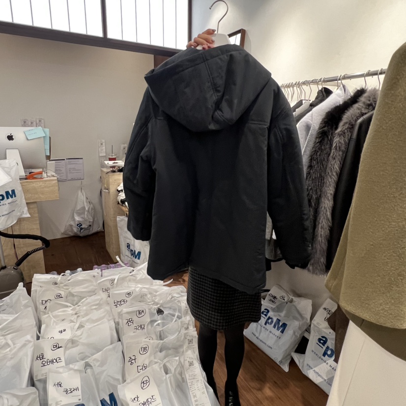 UNDERSTANDING韓國代購㊣女裝新款職業時尚人氣推薦短款棉服棉UNDERSTANDING短款棉服