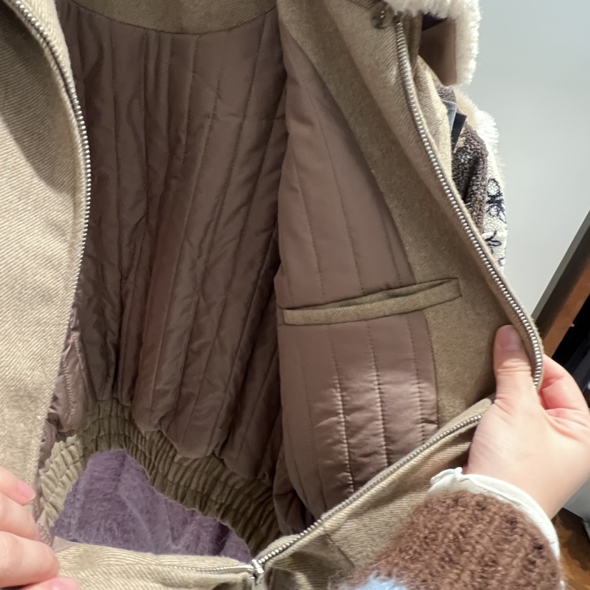 THE CAMEL東大門㊣實拍女裝新款人氣夾克棉the came_l 家夾克