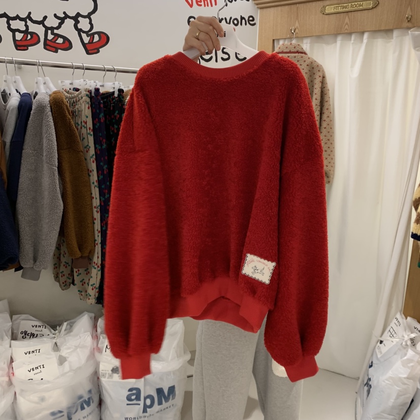 VENTI韓國代購㊣女裝新品時尚人氣推薦休閑熱賣真品25秋冬衛衣VENTI衛衣圖色3