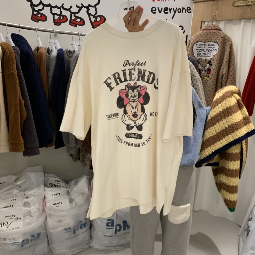 VENTI東大門㊣代購女裝新款熱賣人氣時尚休閑真品25秋冬T恤VENTIT恤圖色4