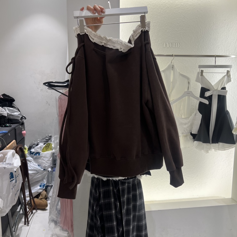 TYCHE韓國代購㊣女裝新款人氣職業推薦時尚熱賣25秋冬衛衣加絨TYCHE衛衣