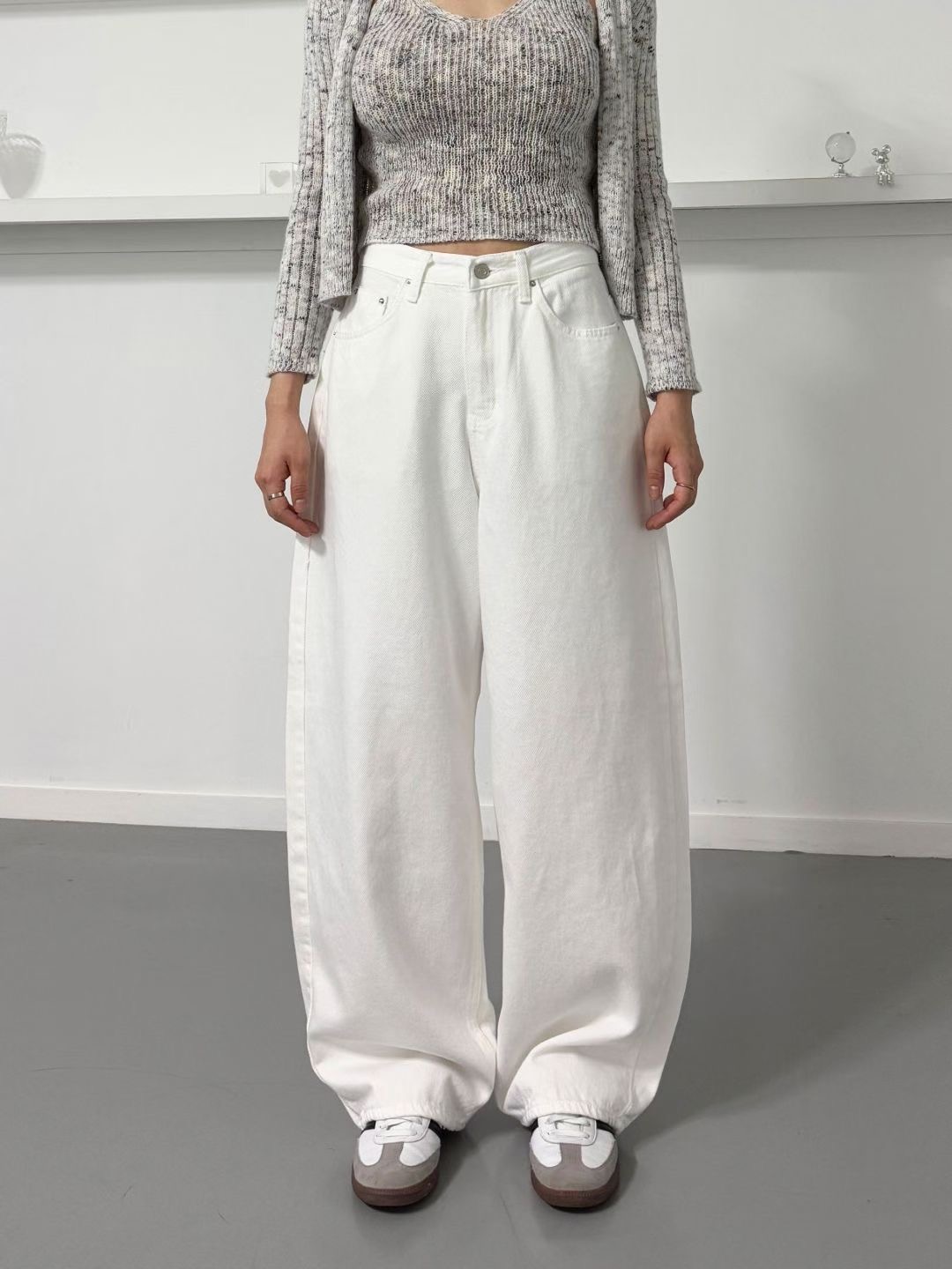 DOUBLEM東大門㊣實拍女裝新品人氣25秋冬熱賣時尚職業牛仔褲DOUBLEM牛仔褲圖色2