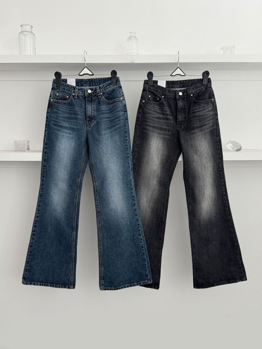 DOUBLEM東大門㊣實拍女裝新款推薦職業真品休閑熱賣人氣牛仔褲DOUBLEM牛仔褲