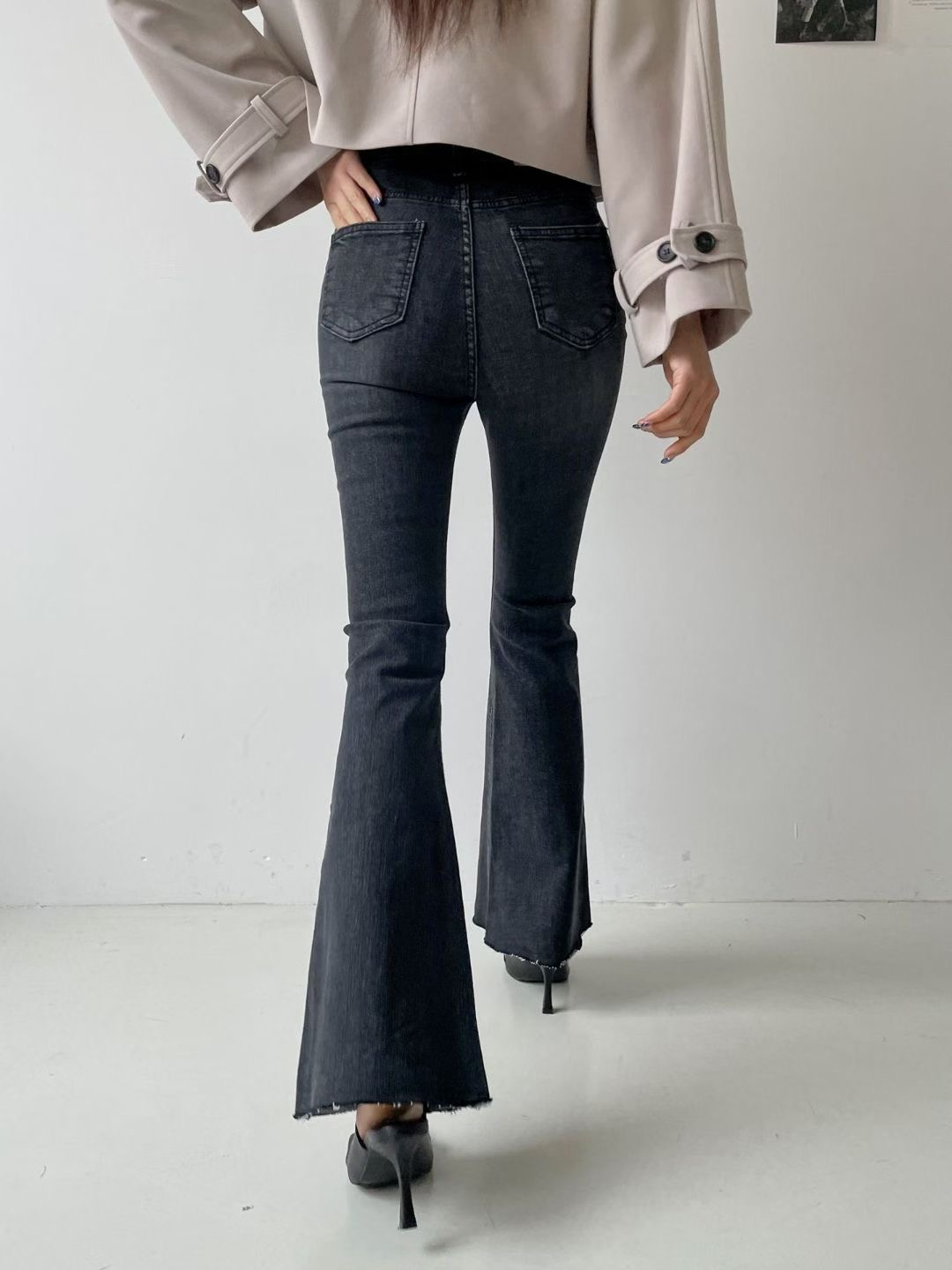 DOUBLEM韓國直郵㊣女裝新款職業推薦25秋冬真品時尚熱賣牛仔褲DOUBLEM牛仔褲