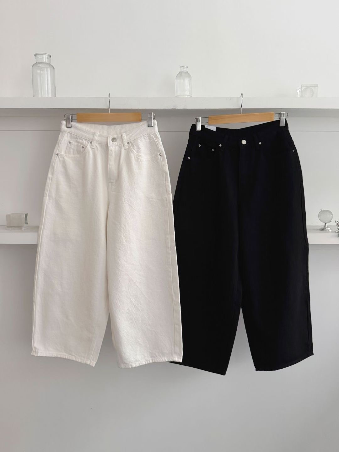 DOUBLEM東大門㊣實拍女士新品職業真品推薦休閑25秋冬牛仔褲DOUBLEM牛仔褲