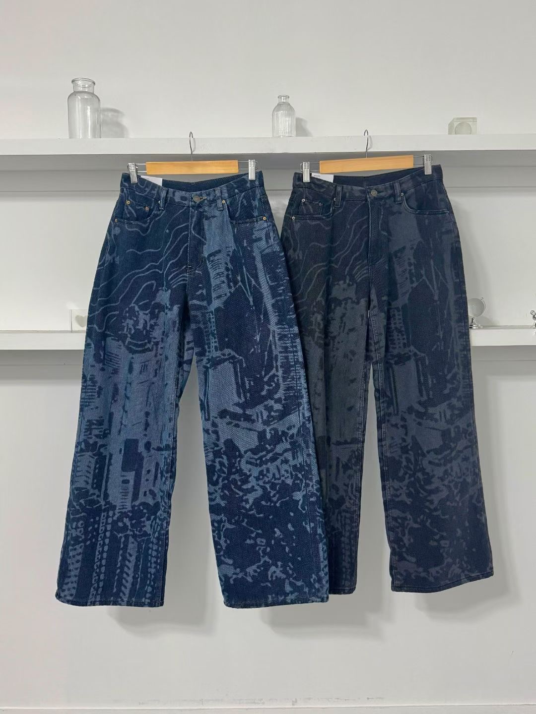 DOUBLEM東大門㊣直郵女裝新品人氣25秋冬真品休閑推薦牛仔褲DOUBLEM牛仔褲