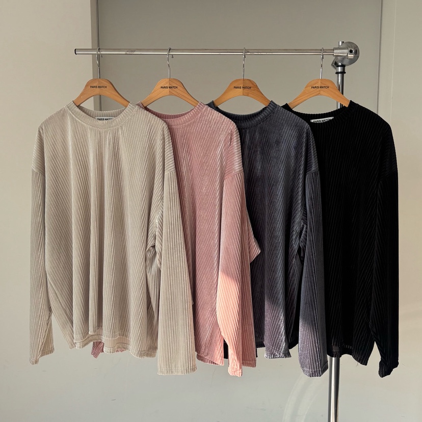 PARIS MATCH東大門㊣代購女裝新款推薦25秋冬熱賣真品長袖T恤PARIS MATCH長袖T恤