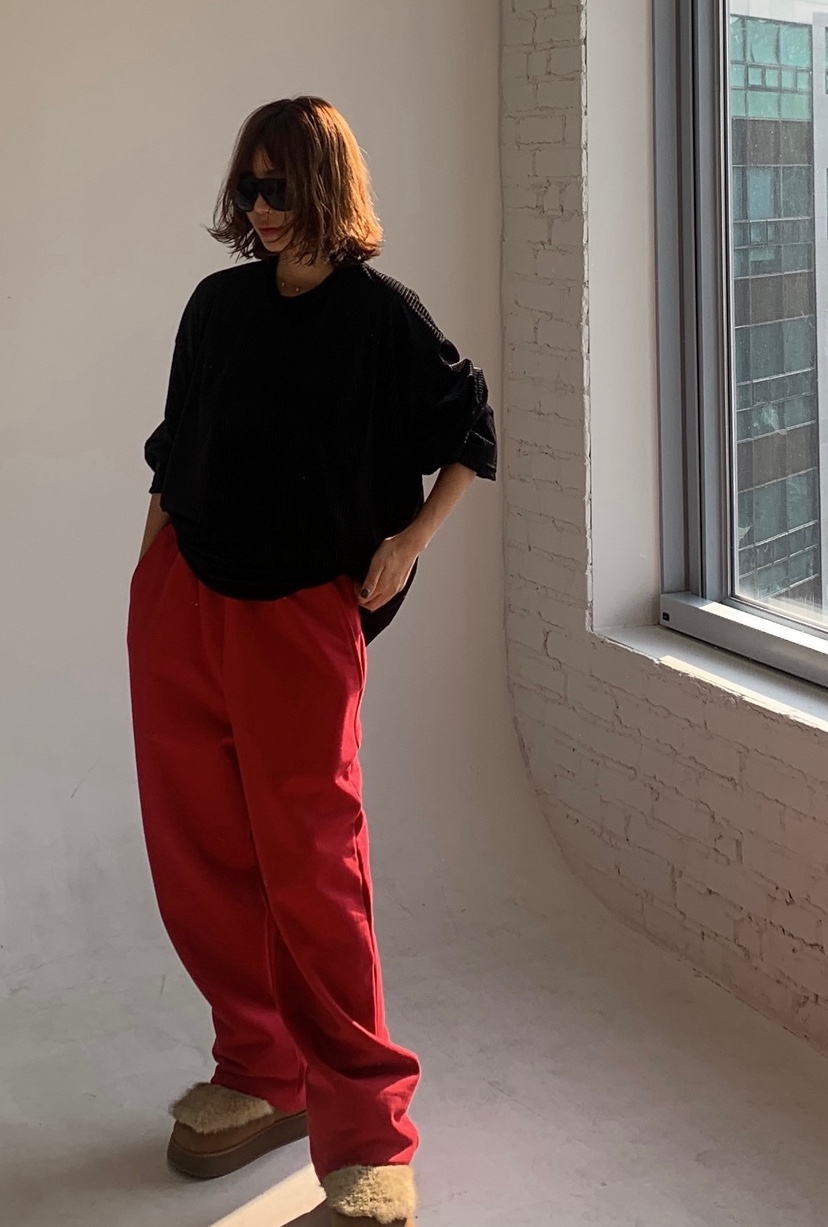 PARIS MATCH東大門㊣代購女裝新款推薦25秋冬熱賣真品長袖T恤PARIS MATCH長袖T恤