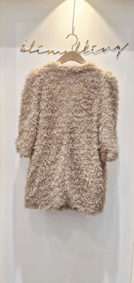 RICO東大門㊣實拍女裝新款25秋冬時尚職業推薦人氣夾克皮草bling bling/RICO夾克