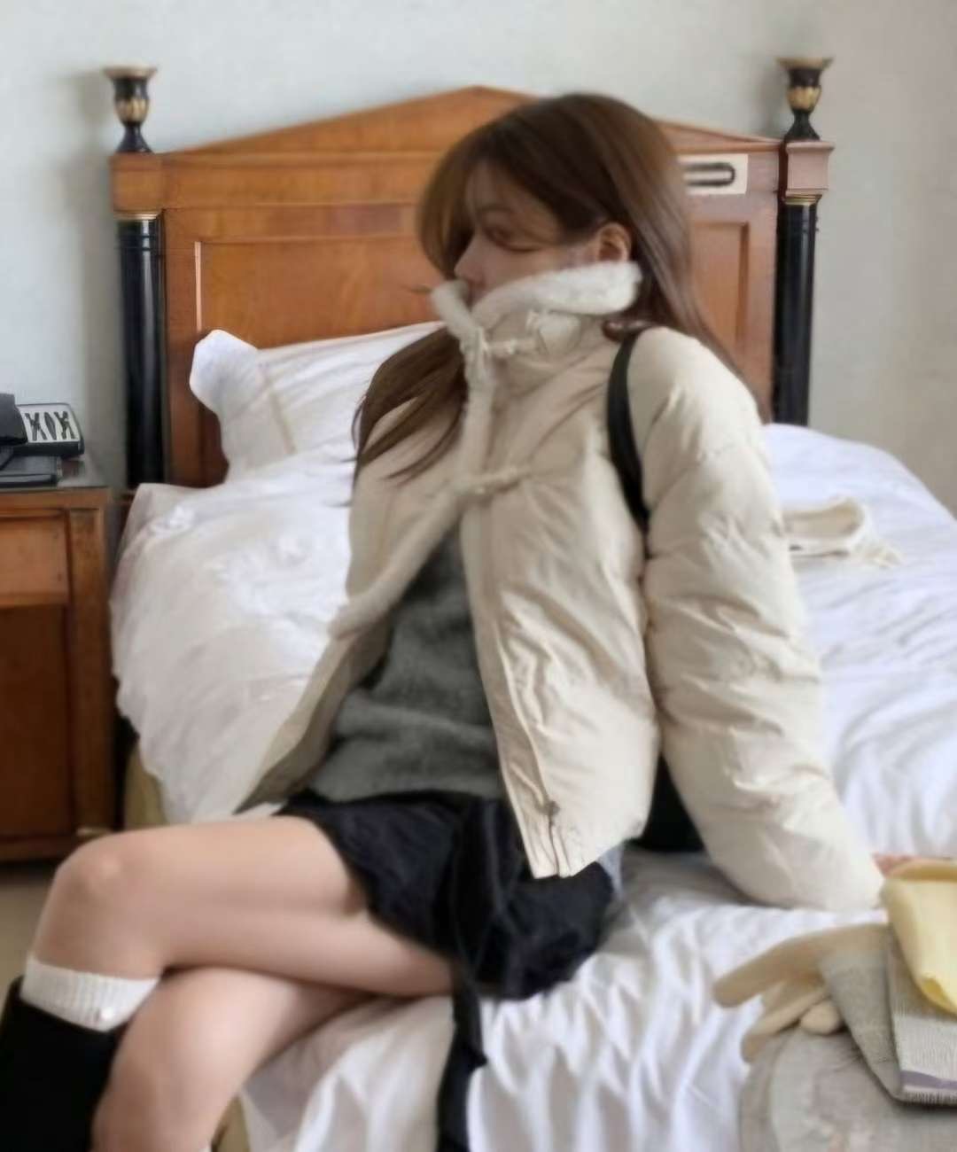 Y.BUTTERFIY韓國直郵㊣女裝新款休閑職業25秋冬短款棉服填充Y.BUTTERFIY短款棉服