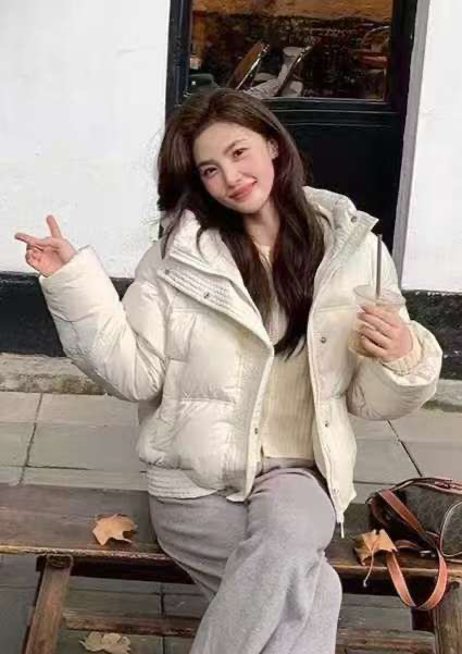 Y.BUTTERFIY韓國直郵㊣女士新款真品職業人氣熱賣短款棉服Y.BUTTERFIY短款棉服圖色1