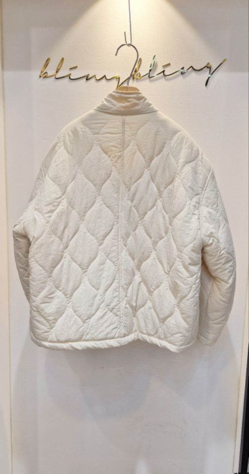 RICO韓國代購㊣女士新款真品推薦職業短款棉服毛皮填充絎縫bling bling/RICO短款棉服