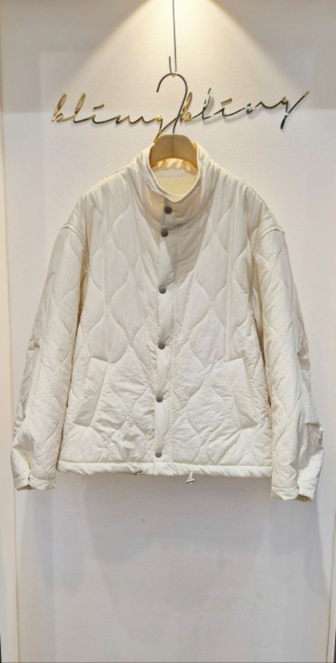 RICO韓國代購㊣女士新款真品推薦職業短款棉服毛皮填充絎縫bling bling/RICO短款棉服圖色1