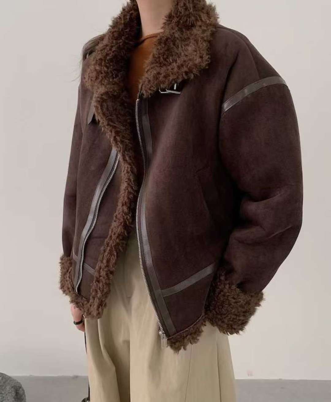 Y.BUTTERFIY東大門㊣實拍女士新款真品時尚熱賣人氣休閑夾克Y.BUTTERFIY夾克圖色1