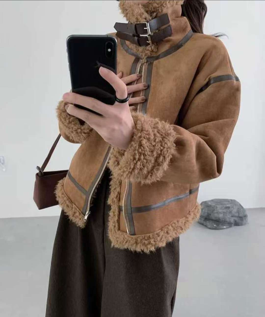 Y.BUTTERFIY東大門㊣實拍女士新款真品時尚熱賣人氣休閑夾克Y.BUTTERFIY夾克圖色2