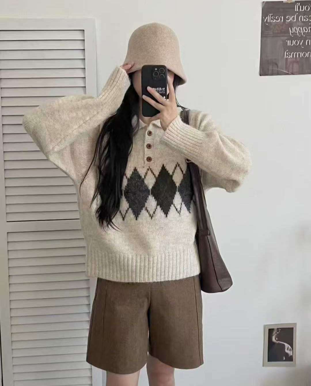 Y.BUTTERFIY韓國直郵㊣女裝新款人氣熱賣休閑推薦時尚毛衣Y.BUTTERFIY毛衣圖色1