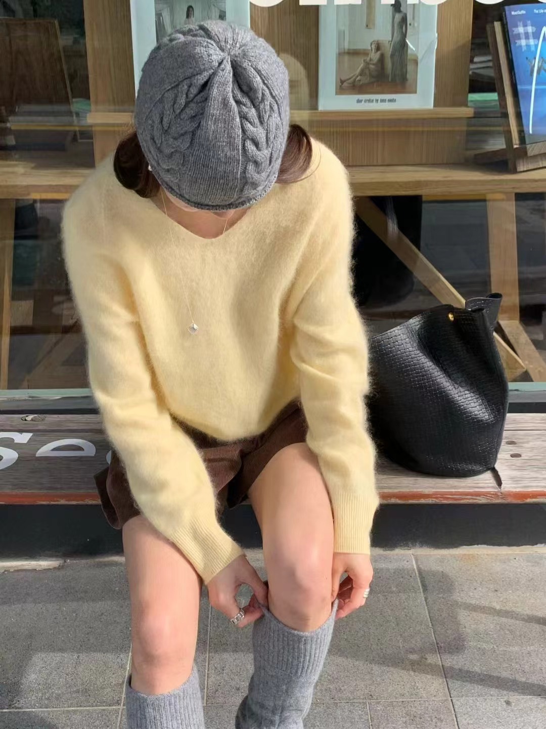 SIGNATURE東大門㊣實拍女裝新品真品職業推薦時尚休閑針織衫SIGNATURE針織衫