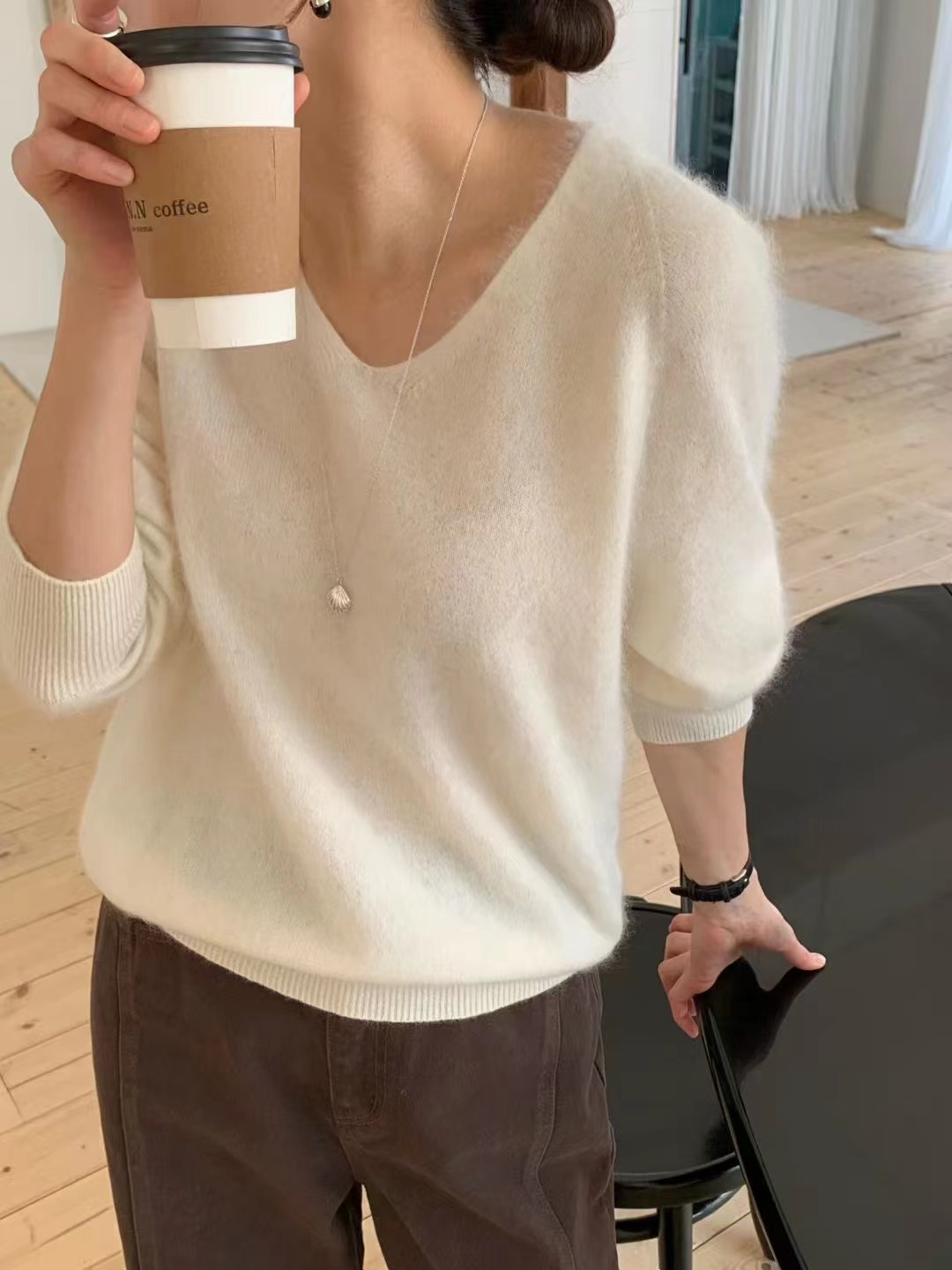 SIGNATURE東大門㊣實拍女裝新品真品職業推薦時尚休閑針織衫SIGNATURE針織衫圖色1