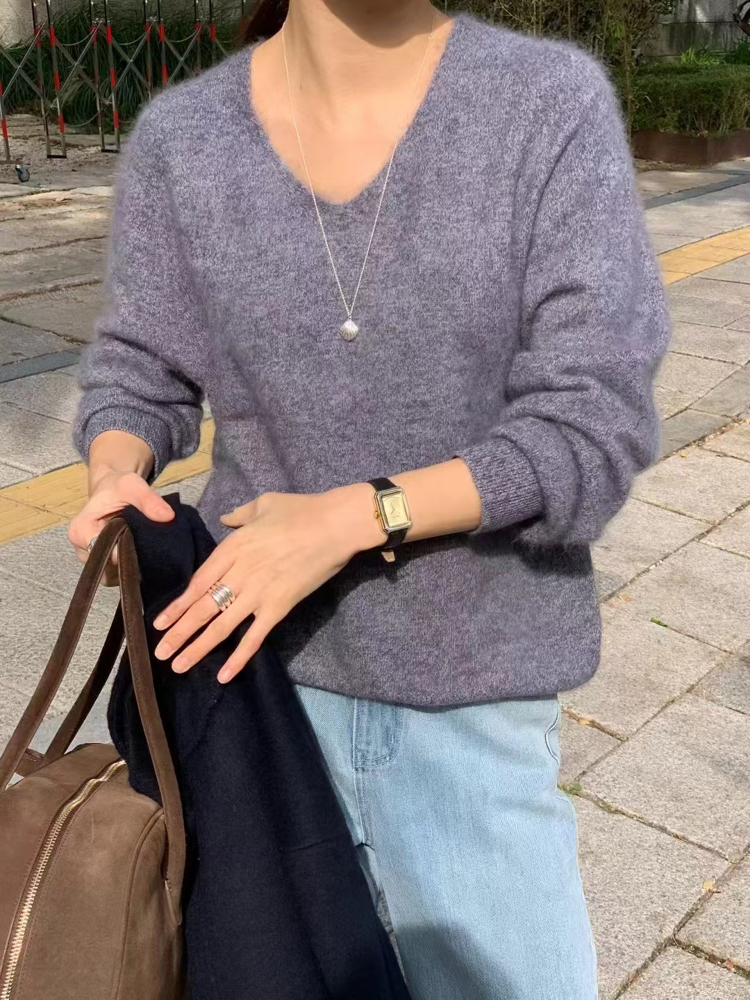 SIGNATURE東大門㊣實拍女裝新品真品職業推薦時尚休閑針織衫SIGNATURE針織衫圖色5