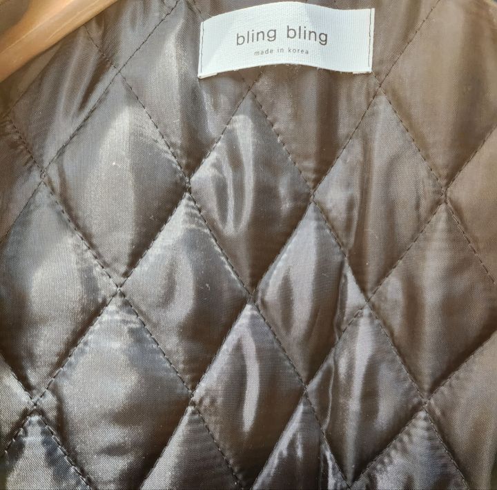 RICO東大門㊣代購女裝新款推薦25秋冬時尚人氣短款棉服填充bling bling/RICO短款棉服