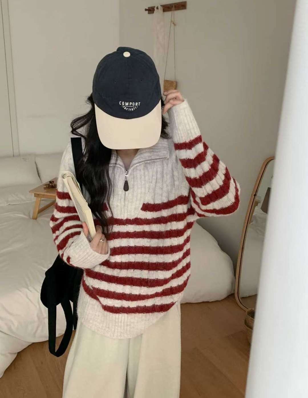 Y.BUTTERFIY東大門㊣直郵女裝新款職業25秋冬人氣推薦毛衣Y.BUTTERFIY毛衣圖色1