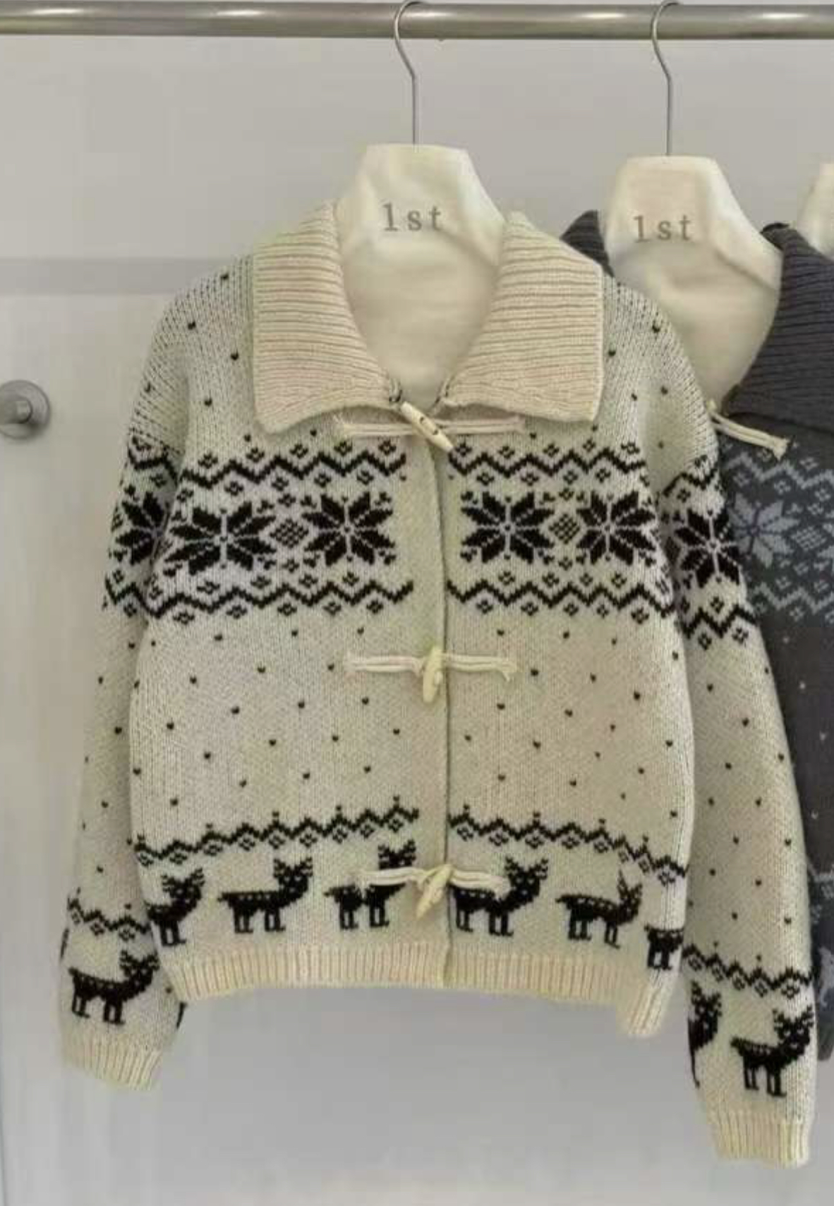 Y.BUTTERFIY東大門㊣代購女裝新款職業推薦人氣時尚毛衣開衫Y.BUTTERFIY毛衣圖色1